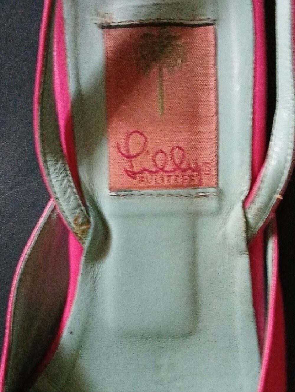 Lilly Pulitzer Bright Pink Slingback Mules - Picture 4 of 4